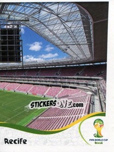 Sticker Arena Pernambuco - Recife - Coppa del Mondo FIFA Brasile 2014 n. 25 - Panini