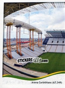 Cromo Arena Corinthians - São Paolo - Coppa del Mondo FIFA Brasile 2014 - Panini