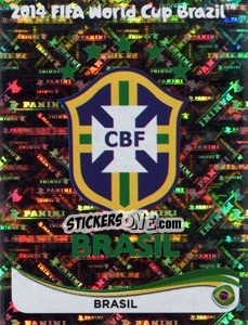 Cromo Badge - Coppa del Mondo FIFA Brasile 2014 - Panini