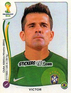 Cromo Victor - Coppa del Mondo FIFA Brasile 2014 - Panini