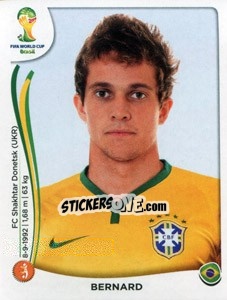 Figurina Bernard - Coppa del Mondo FIFA Brasile 2014 - Panini