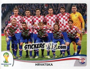 Figurina Team - Coppa del Mondo FIFA Brasile 2014 - Panini