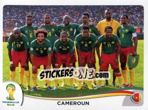 Sticker Team - Coppa del Mondo FIFA Brasile 2014 - Panini