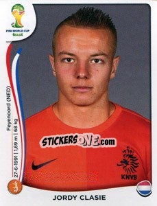 Sticker Jordy Clasie