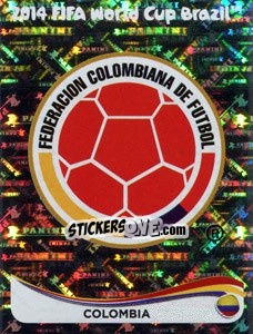 Cromo Badge - Coppa del Mondo FIFA Brasile 2014 - Panini