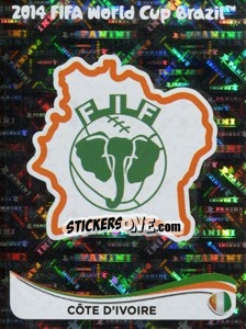 Sticker Badge - Coppa del Mondo FIFA Brasile 2014 n. 222 - Panini