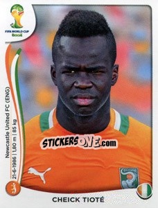 Sticker Cheick Tiote