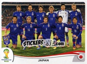 Sticker Team - Coppa del Mondo FIFA Brasile 2014 - Panini