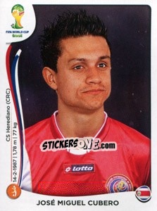 Sticker Jose Miguel Cubero - Coppa del Mondo FIFA Brasile 2014 n. 290 - Panini