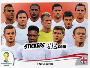 Sticker Team - Coppa del Mondo FIFA Brasile 2014 - Panini