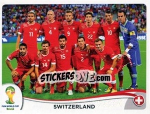 Sticker Team - Coppa del Mondo FIFA Brasile 2014 n. 337 - Panini