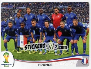 Sticker Team - Coppa del Mondo FIFA Brasile 2014 n. 375 - Panini