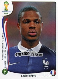 Figurina Loïc Rémy - Coppa del Mondo FIFA Brasile 2014 - Panini