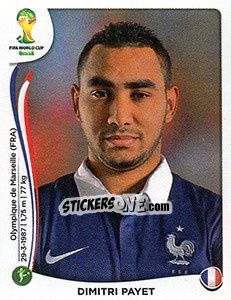 Cromo Dimitri Payet