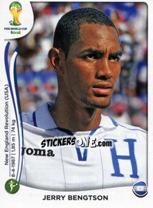 Cromo Jerry Bengtson - Coppa del Mondo FIFA Brasile 2014 - Panini