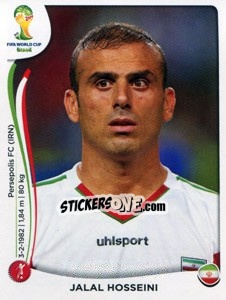 Cromo Jalal Hosseini - Coppa del Mondo FIFA Brasile 2014 - Panini