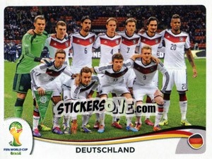 Sticker Team - Coppa del Mondo FIFA Brasile 2014 - Panini