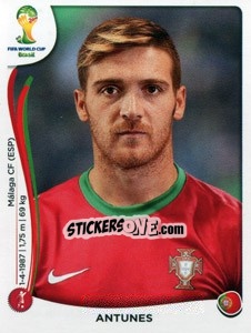 Cromo Antunes - Coppa del Mondo FIFA Brasile 2014 - Panini