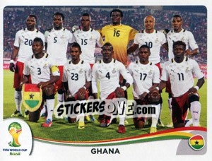 Sticker Team - Coppa del Mondo FIFA Brasile 2014 - Panini