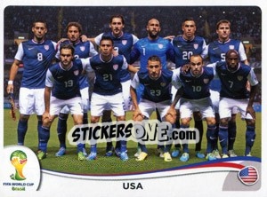 Sticker Team - Coppa del Mondo FIFA Brasile 2014 - Panini