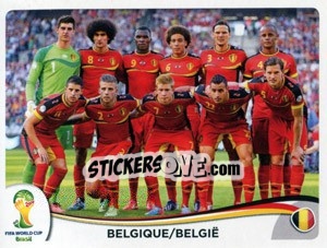 Sticker Team - Coppa del Mondo FIFA Brasile 2014 - Panini