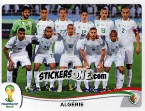 Sticker Team - Coppa del Mondo FIFA Brasile 2014 - Panini