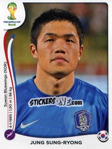 Figurina Jung Sung-Ryong - Coppa del Mondo FIFA Brasile 2014 - Panini