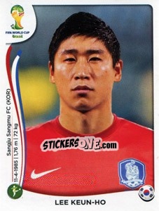 Sticker Lee Keun-Ho - Coppa del Mondo FIFA Brasile 2014 n. 639 - Panini