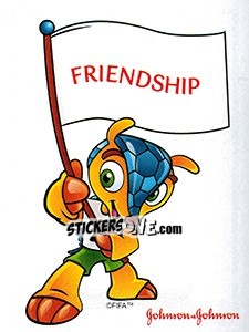 Sticker Friendship (Johnson & Johnson) - Coppa del Mondo FIFA Brasile 2014 n. 641 - Panini