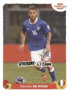 Figurina Daniele de Rossi - Coppa del Mondo FIFA Brasile 2014 - Panini