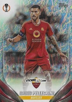 Cromo Lorenzo Pellegrini - UEFA Club Competitions 2023-2024. Jade Edition
 n. 86 - Topps