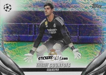 Figurina Thibaut Courtois - UEFA Club Competitions 2023-2024. Jade Edition
 n. 100 - Topps