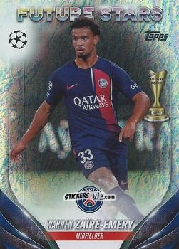 Cromo Warren Zaïre-Emery - UEFA Club Competitions 2023-2024. Jade Edition
 n. 187 - Topps