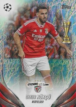 Figurina Orkun Kökçü - UEFA Club Competitions 2023-2024. Jade Edition
 n. 188 - Topps