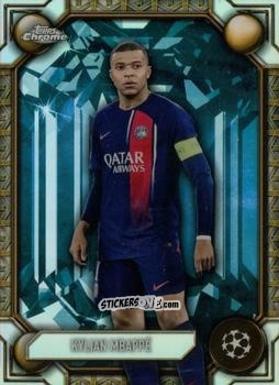 Figurina Kylian Mbappé - UEFA Club Competitions 2023-2024. Jade Edition
 n. JE-2 - Topps