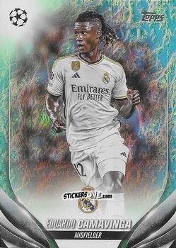 Cromo Eduardo Camavinga - UEFA Club Competitions 2023-2024. Jade Edition
 n. 36 - Topps