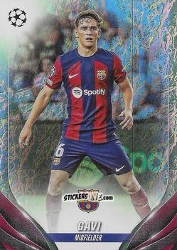 Figurina Gavi - UEFA Club Competitions 2023-2024. Jade Edition
 n. 63 - Topps