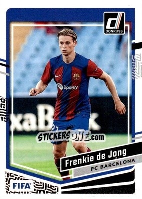 Sticker Frenkie de Jong - Donruss Soccer 2023-2024
 n. 114 - Panini