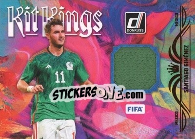 Sticker Santiago Gimenez - Donruss Soccer 2023-2024
 n. KK34 - Panini