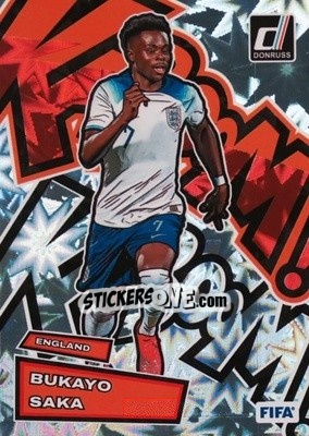 Sticker Bukayo Saka - Donruss Soccer 2023-2024
 n. KB4 - Panini