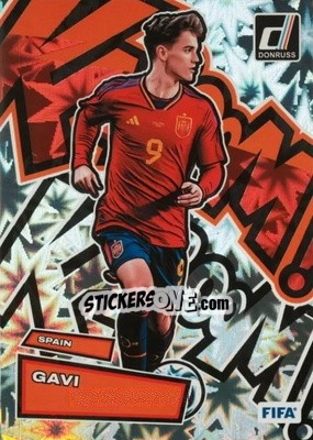 Sticker Gavi - Donruss Soccer 2023-2024
 n. KB22 - Panini