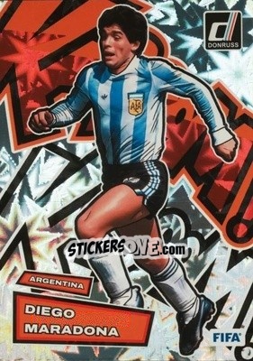 Sticker Diego Maradona - Donruss Soccer 2023-2024
 n. KB24 - Panini