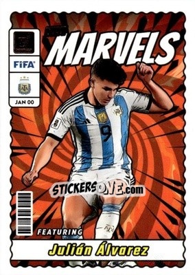 Sticker Julian Alvarez - Donruss Soccer 2023-2024
 n. NM2 - Panini