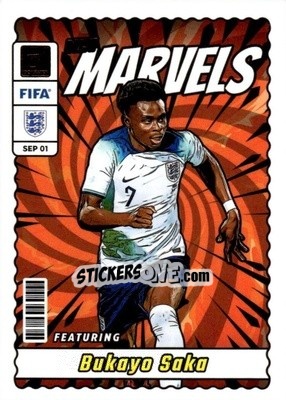 Sticker Bukayo Saka - Donruss Soccer 2023-2024
 n. NM4 - Panini