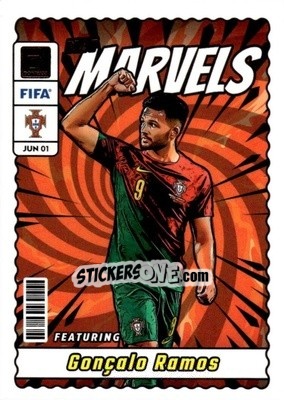 Sticker Goncalo Ramos - Donruss Soccer 2023-2024
 n. NM6 - Panini