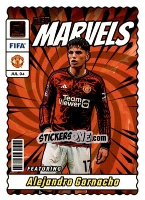 Sticker Alejandro Garnacho - Donruss Soccer 2023-2024
 n. NM14 - Panini