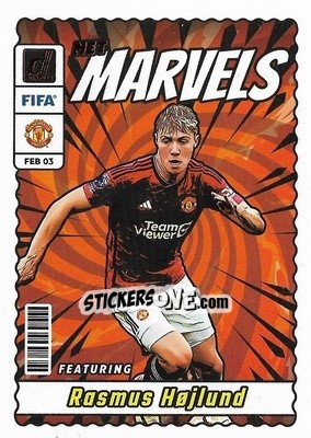 Sticker Rasmus Hojlund - Donruss Soccer 2023-2024
 n. NM16 - Panini
