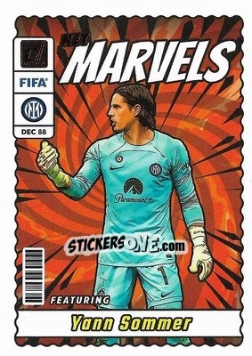 Sticker Yann Sommer - Donruss Soccer 2023-2024
 n. NM20 - Panini