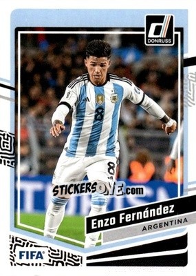 Sticker Enzo Fernandez - Donruss Soccer 2023-2024
 n. 4 - Panini