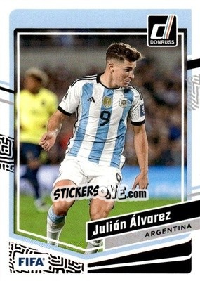 Sticker Julian Alvarez - Donruss Soccer 2023-2024
 n. 5 - Panini